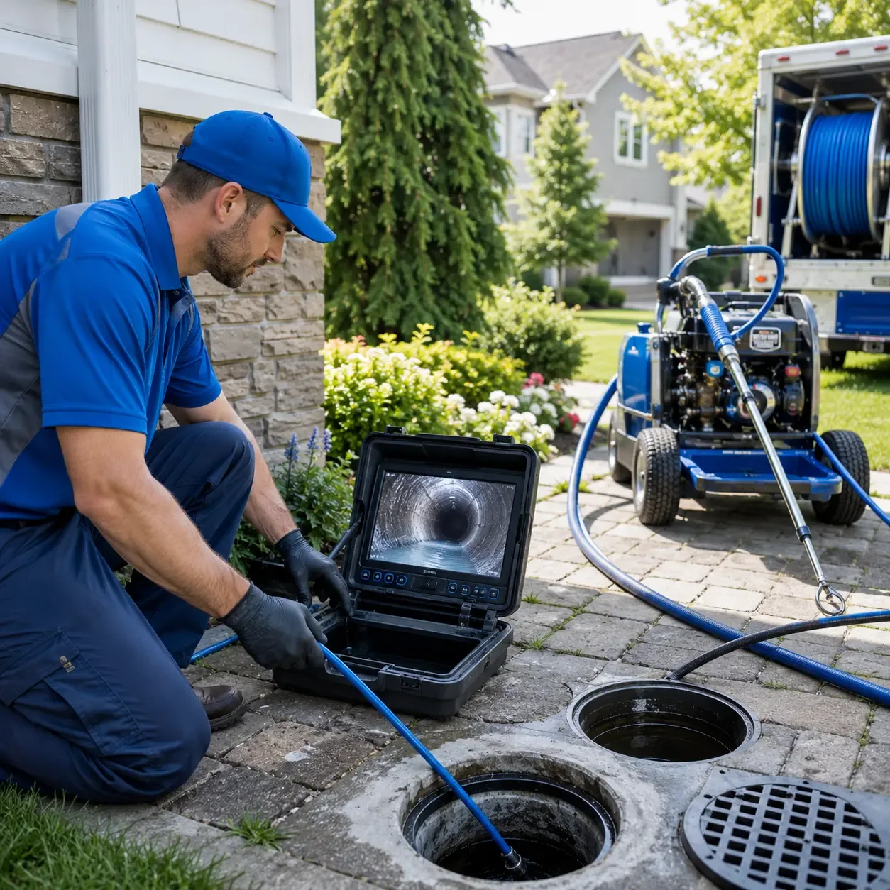 Outdoor drain cleaning professionals serving Norfolk, CT